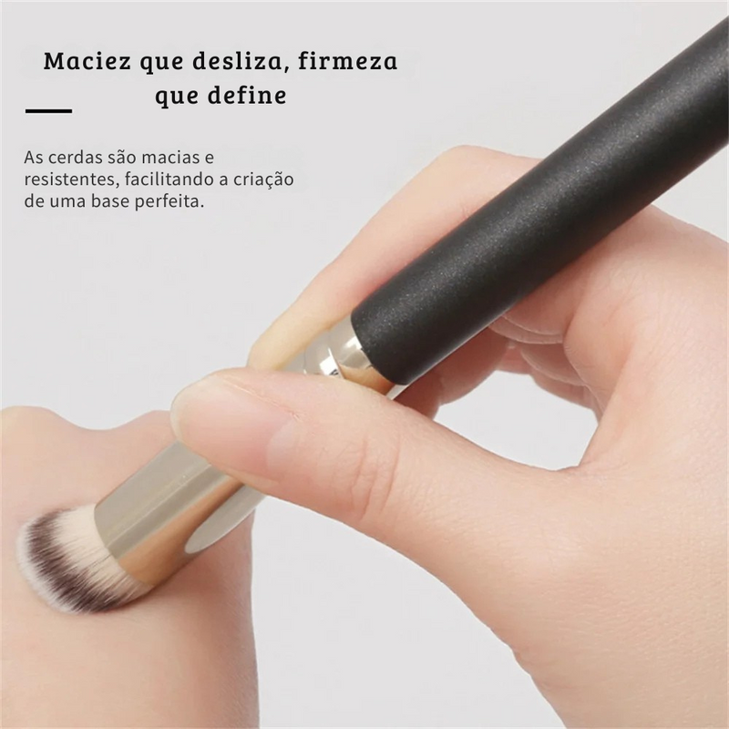 Pincéis de maquiagem profissional Lux (base, corretivo, angular)