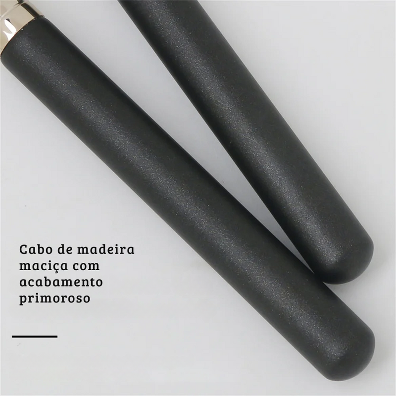 Pincéis de maquiagem profissional Lux (base, corretivo, angular)