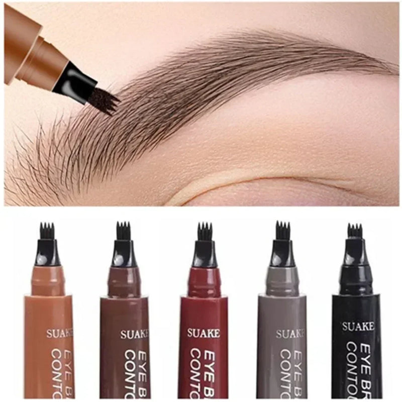 Caneta para Sobrancelhas MicroReal 4 Pontas — Efeito natural que dura o dia inteiro