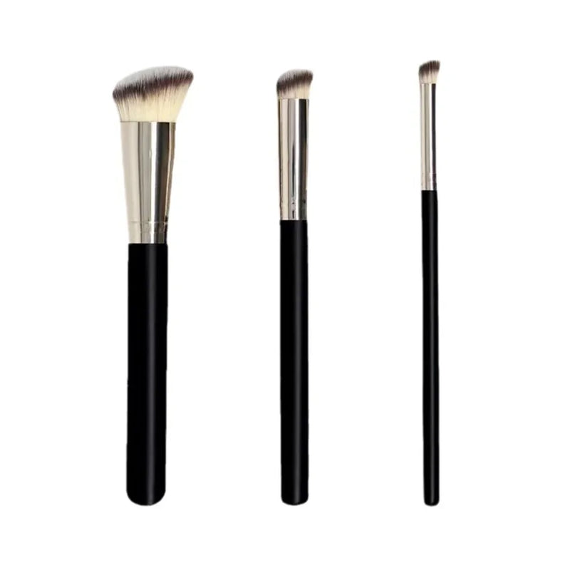 Pincéis de maquiagem profissional Lux (base, corretivo, angular)