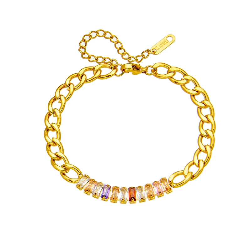 Pulseira Feminina Luxo com Banho de Ouro 18K – Design Moderno e Charmoso | Tendência 2025 Luxaea