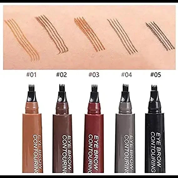 Caneta para Sobrancelhas MicroReal 4 Pontas — Efeito natural que dura o dia inteiro