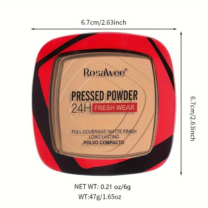 Pó Compacto Rosawee Cobertura Total a Solução para Manchas, Vermelhidão e Brilho em Um Só Produto